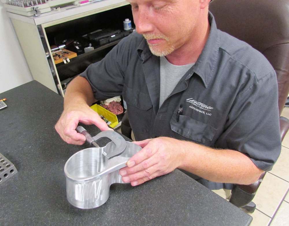 Person Measuring an Item